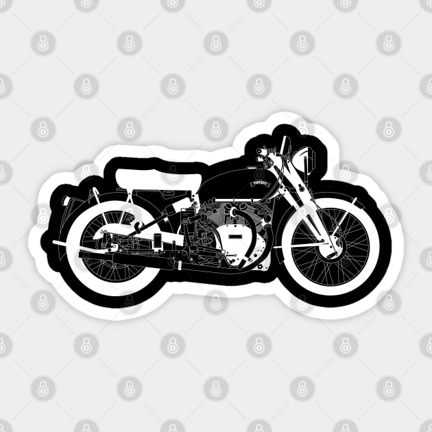 Vincent Black Shadow White Outline Sticker by kindacoolbutnotreally